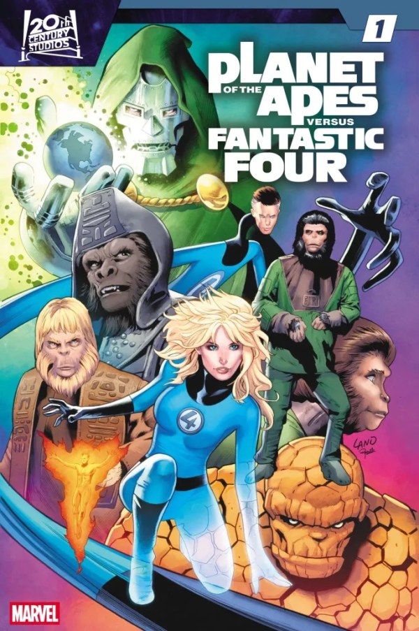 PLANET OF THE APES VS. FANTASTIC FOUR #1 (04 Feb Release)