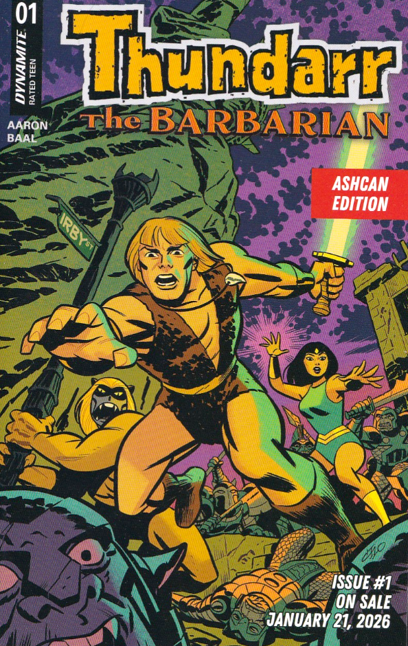 THUNDARR THE BARBARIAN #1 PROMO ASHCAN ONE PER STORE