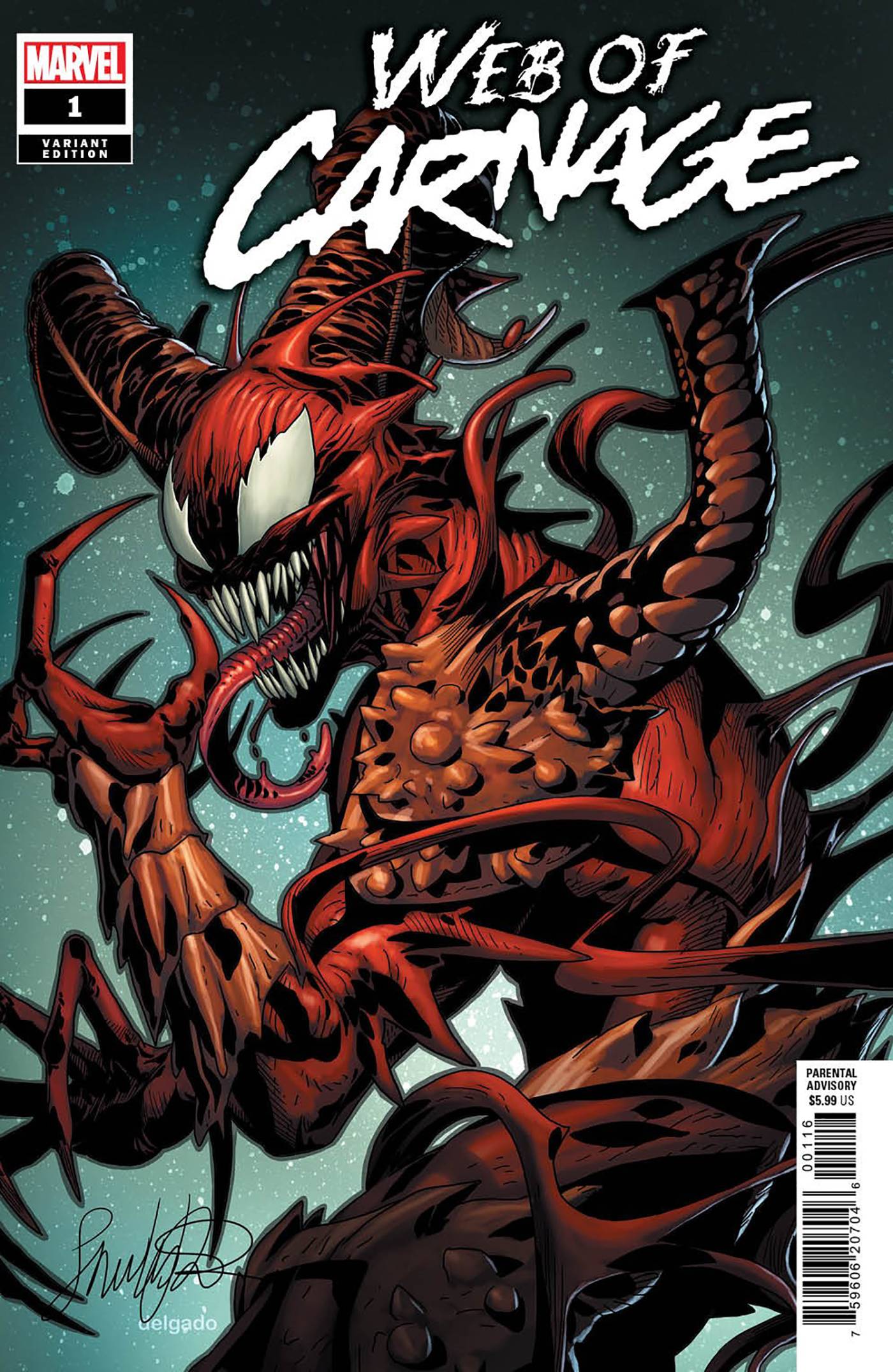 WEB OF CARNAGE #1 INCV 1:25 SALVADOR LARROCA VAR - Comicbookeroo