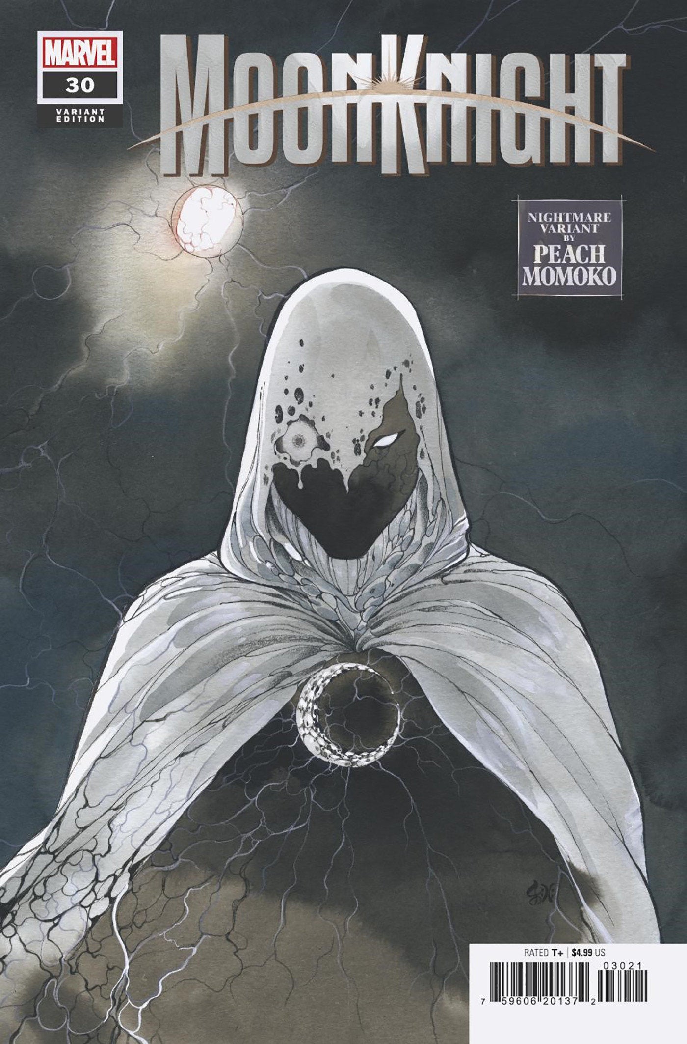 MOON KNIGHT #30 PEACH MOMOKO NIGHTMARE VAR - Comicbookeroo