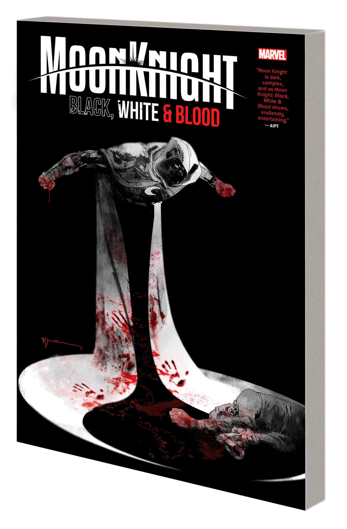 MOON KNIGHT BLACK WHITE BLOOD TP (Backorder, Allow 4-5 Weeks) - Comicbookeroo