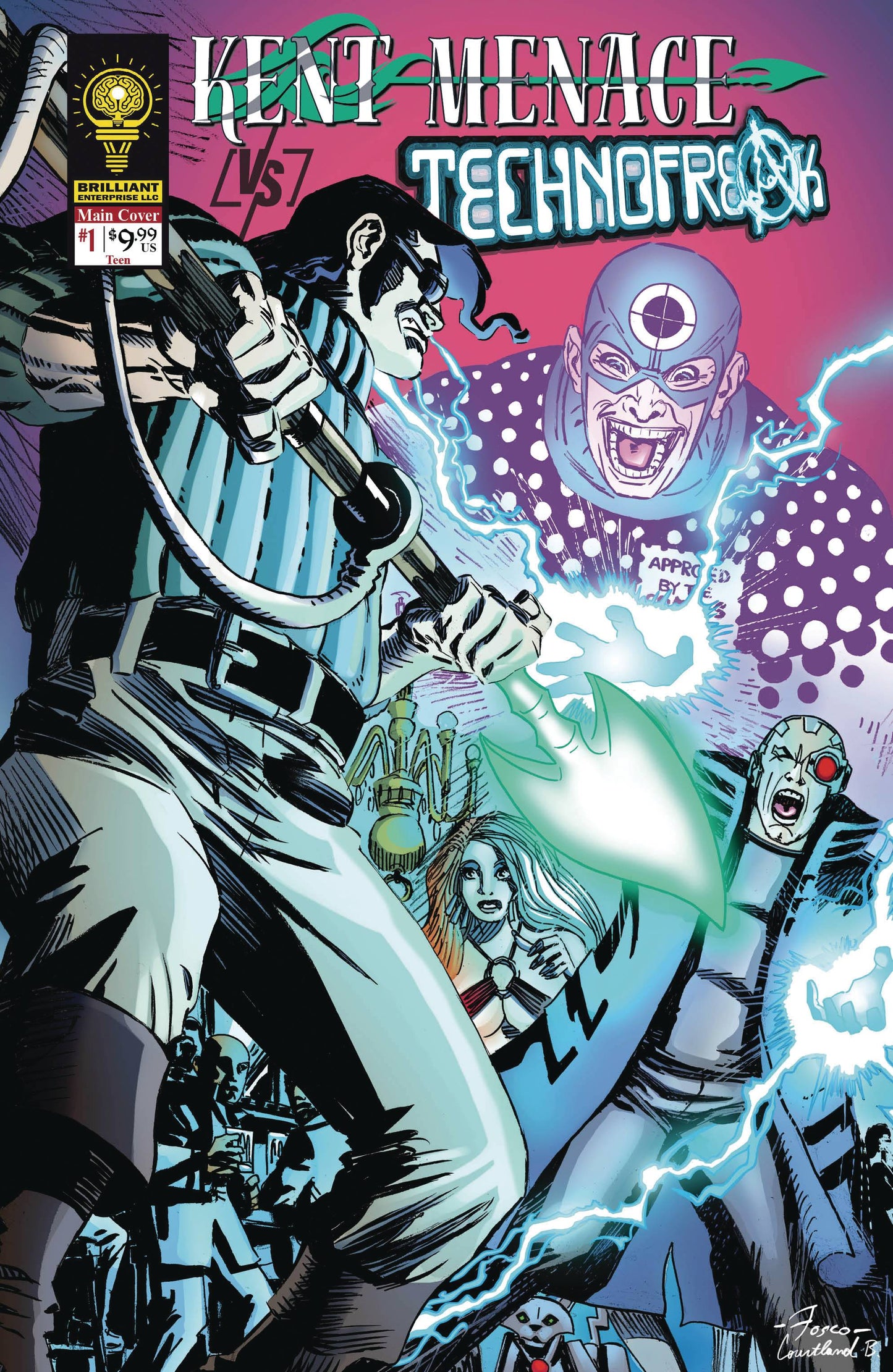 KENT MENACE VS TECNHOFREAK #1 (10 Jan Release) - Comicbookeroo