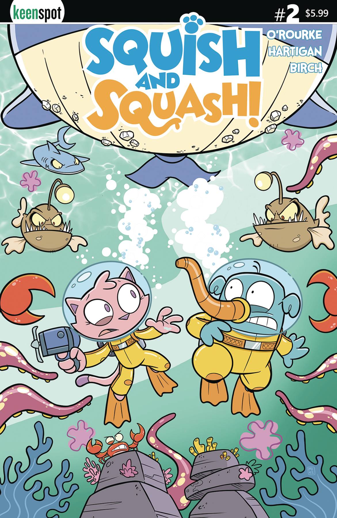 SQUISH & SQUASH #2 CVR A MIKE HARTIGAN (31 Jan Release) - Comicbookeroo