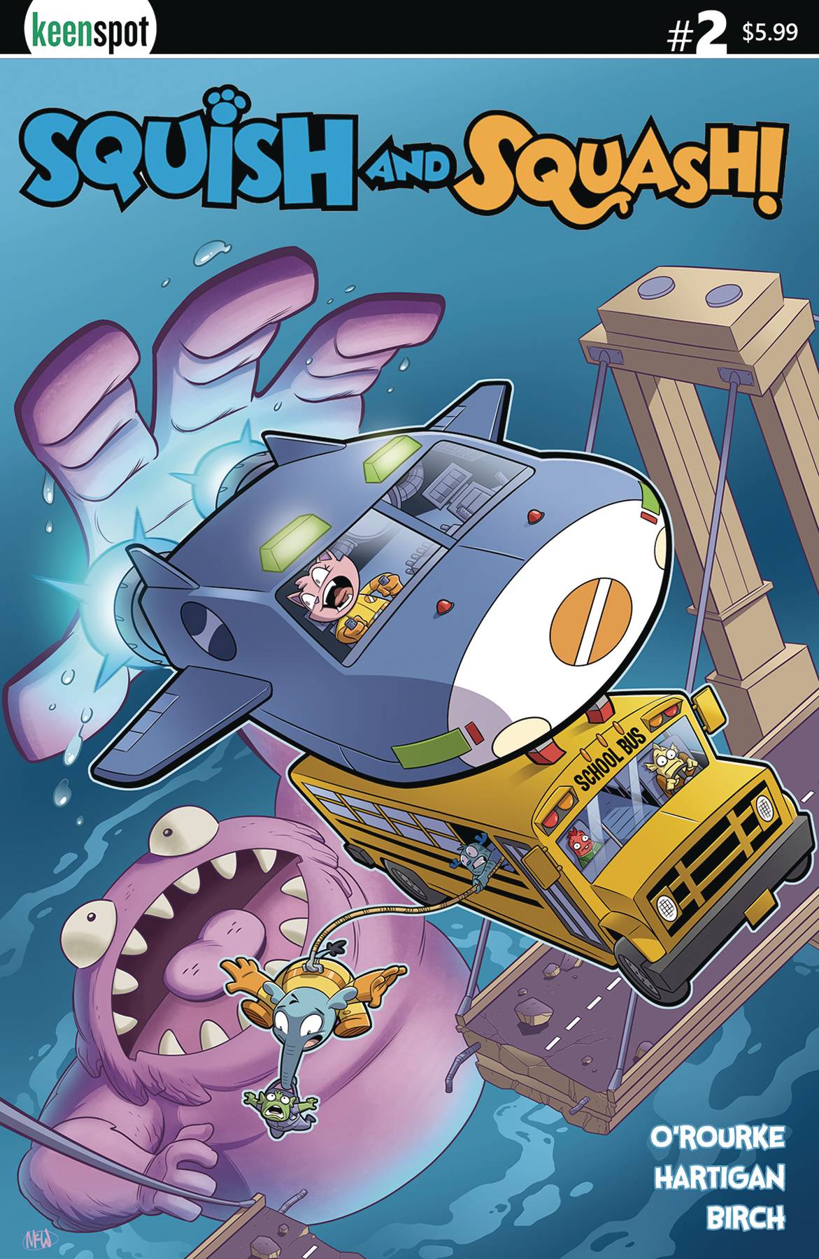 SQUISH & SQUASH #2 CVR B TOM MCWEENEY (31 Jan Release) - Comicbookeroo