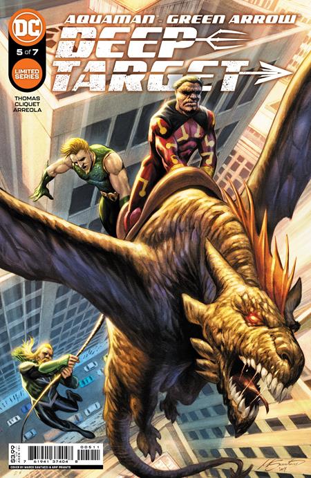 AQUAMAN GREEN ARROW DEEP TARGET #5 (OF 7) CVR A MARCO SANTUCCI - Comicbookeroo