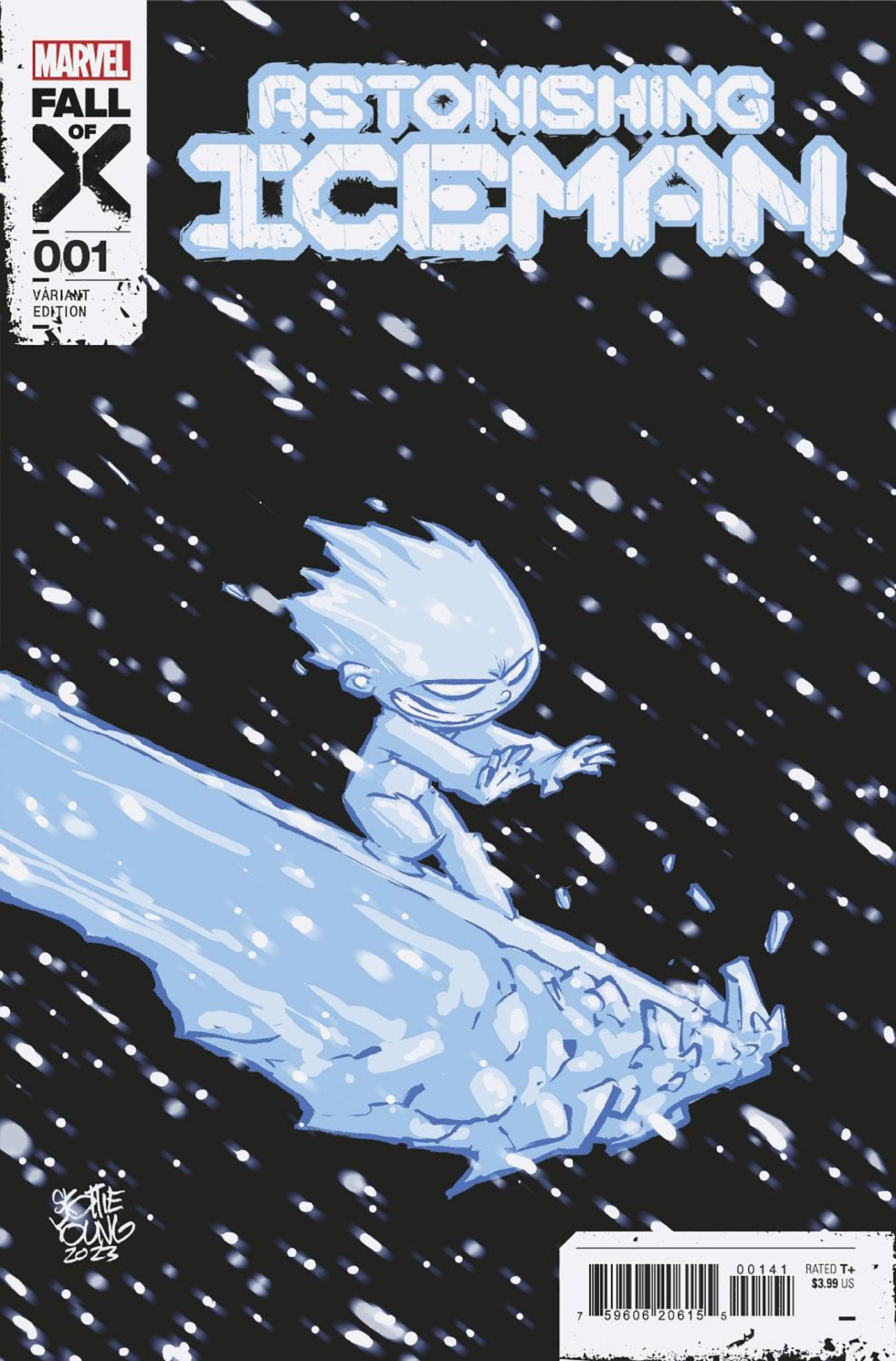 ASTONISHING ICEMAN #1 SKOTTIE YOUNG VAR - Comicbookeroo