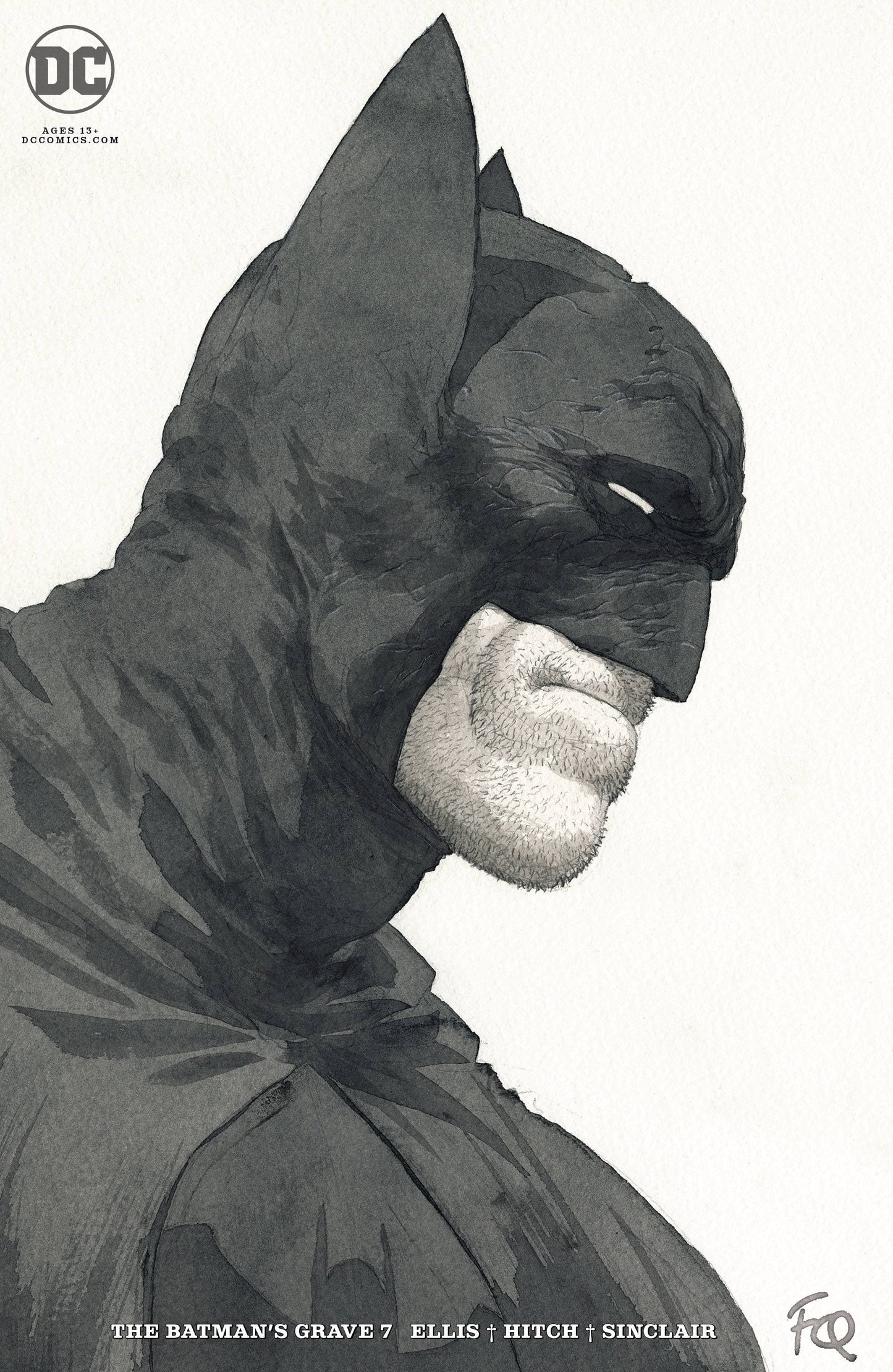 BATMANS GRAVE #7 (OF 12) CARD STOCK F QUITELY VAR ED - Comicbookeroo