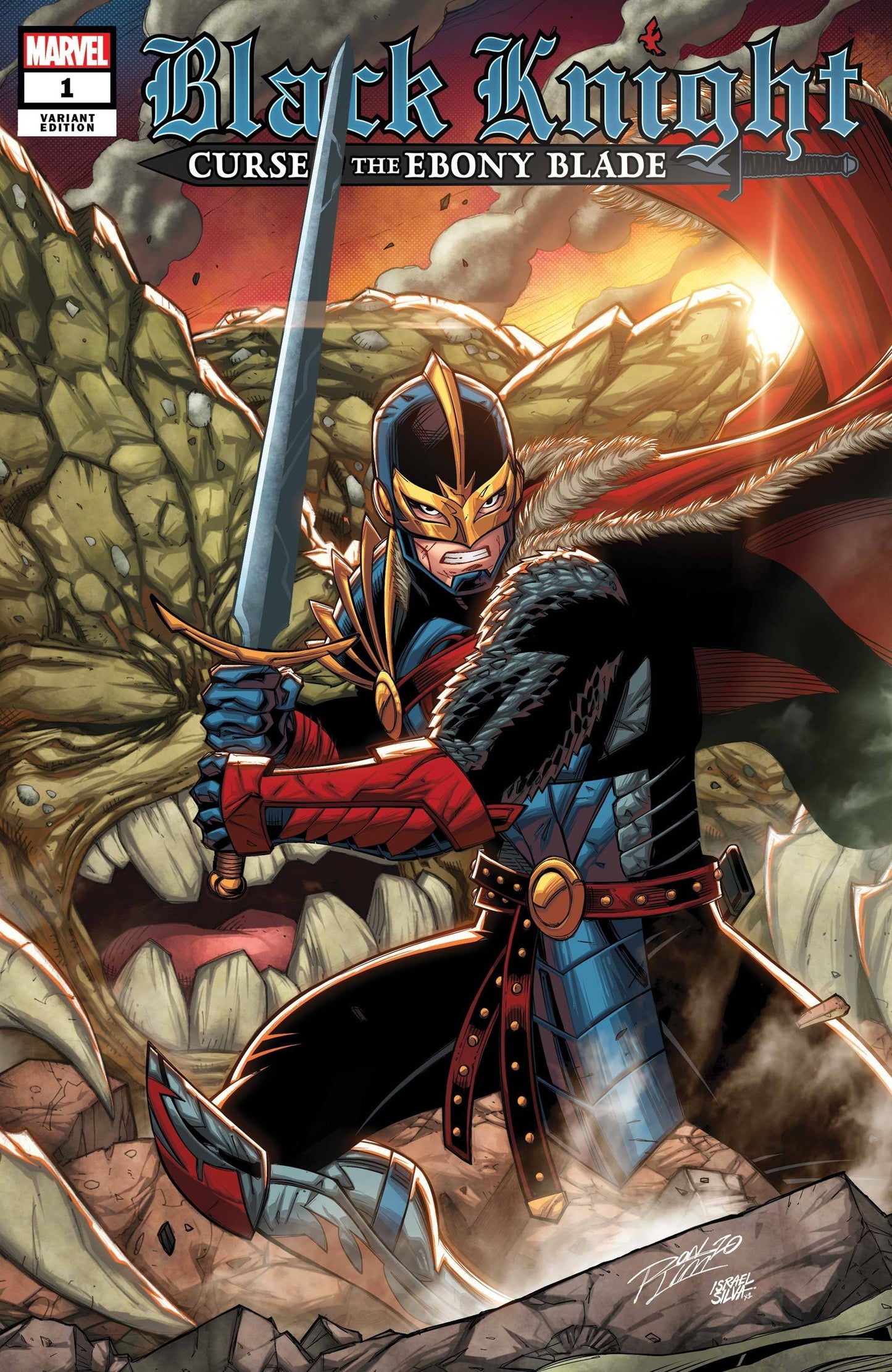 BLACK KNIGHT CURSE EBONY BLADE #1 (OF 5) RON LIM VAR - Comicbookeroo