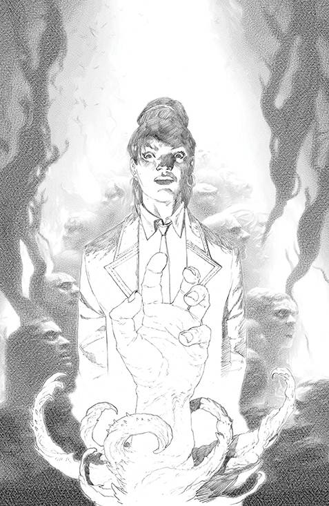 DAMN THEM ALL #8 CVR E UNLOCKABLE VAR OLIVETTI ONE PER STORE - Comicbookeroo