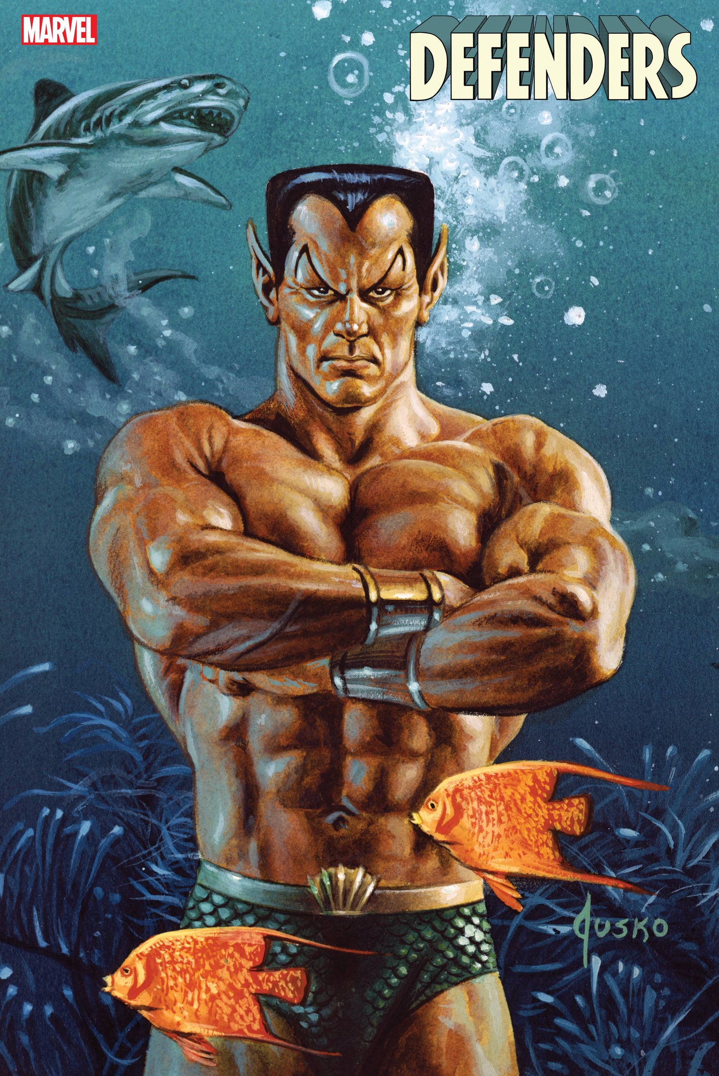 DEFENDERS #3 (OF 5) JUSKO MARVEL MASTERPIECES VAR - Comicbookeroo