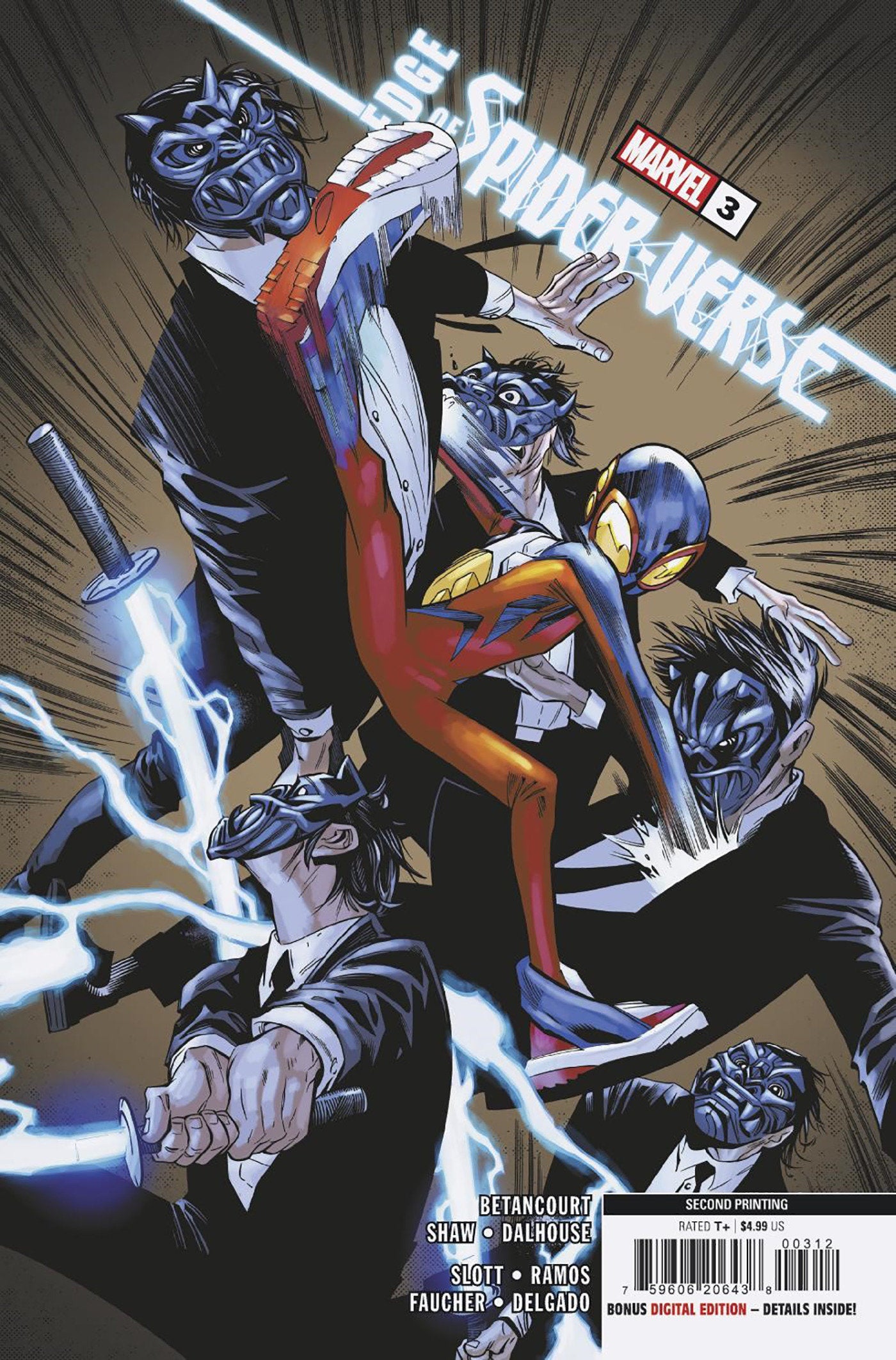 EDGE OF SPIDER-VERSE (2023) #3 (OF 4) 2ND PTG HUMBERTO RAMOS VAR - Comicbookeroo