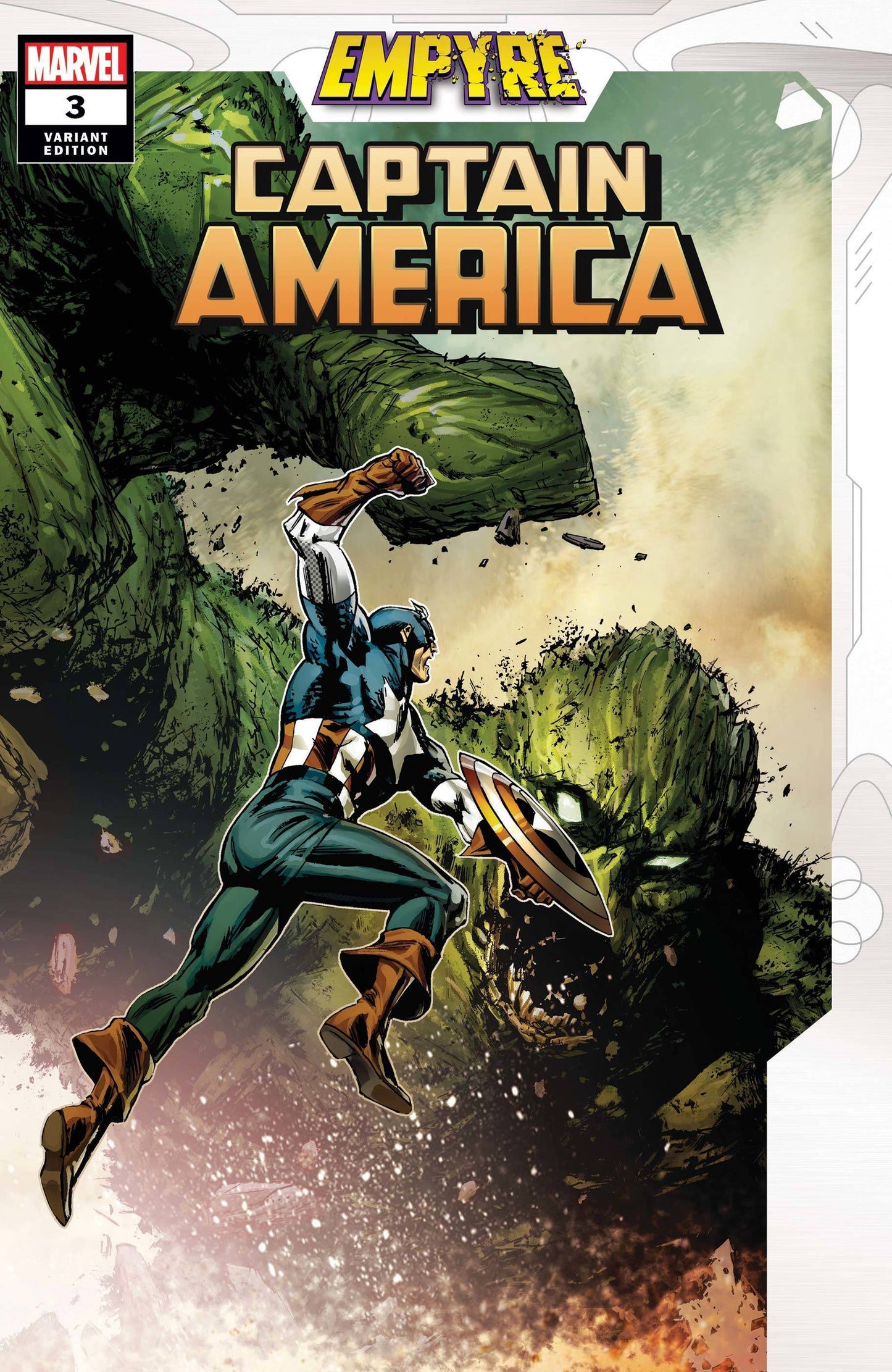 EMPYRE CAPTAIN AMERICA #3 (OF 3) GUICE VAR - Comicbookeroo