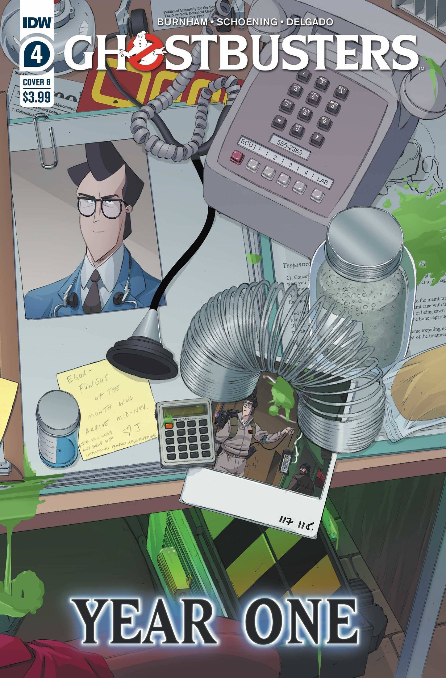 GHOSTBUSTERS YEAR ONE #4 (OF 4) CVR B SCHOENING (C: 1-0-0) - Comicbookeroo