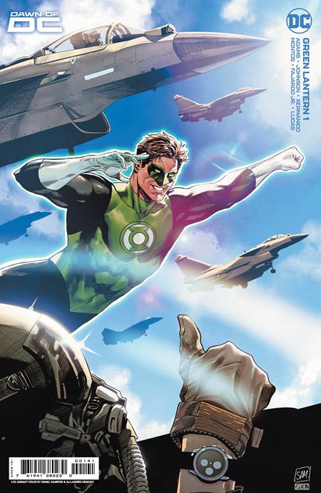 GREEN LANTERN #1 CVR E INC 1:25 DANIEL SAMPERE CARD STOCK VAR - Comicbookeroo