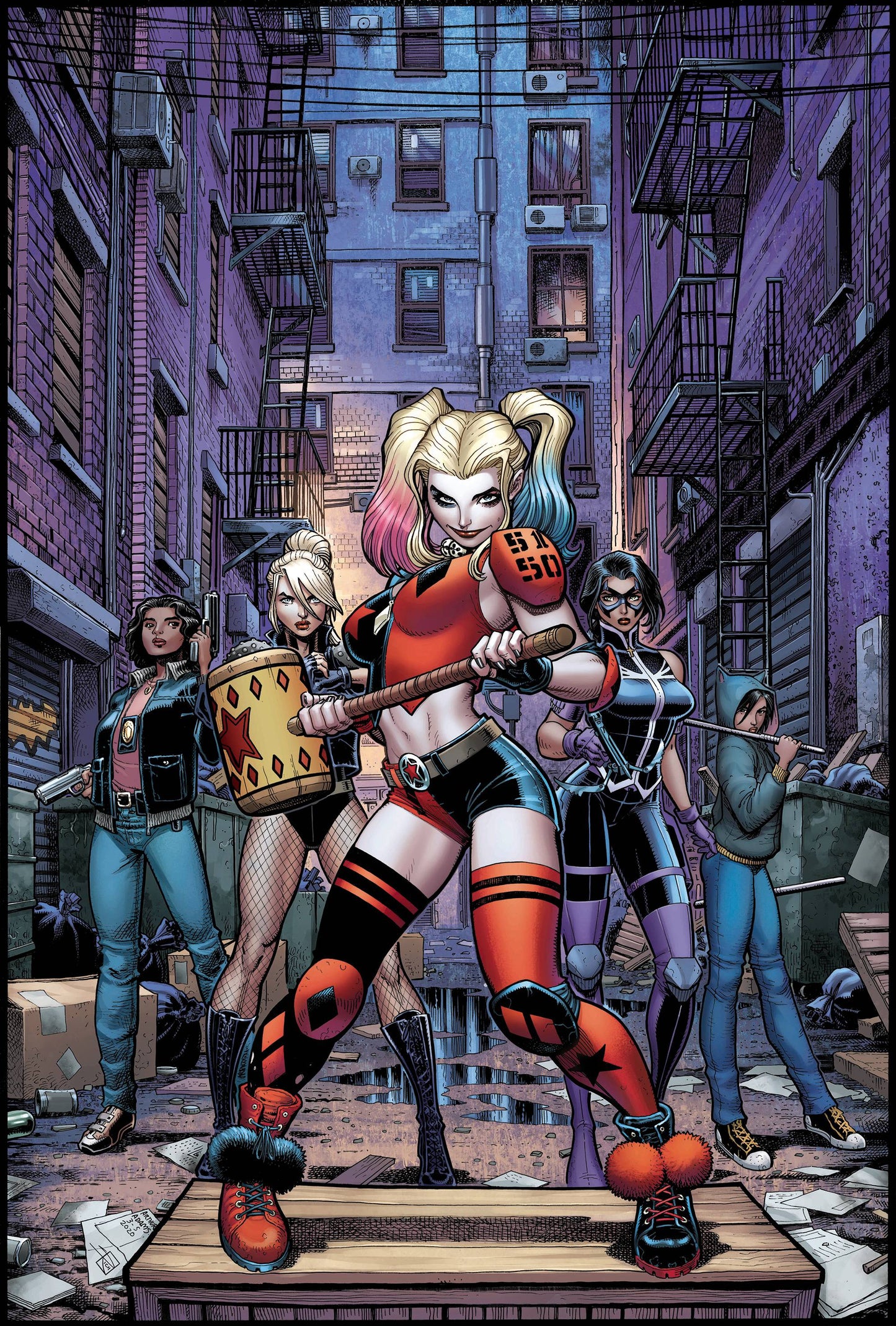 HARLEY QUINN & THE BIRDS OF PREY #2 (OF 4) ARTHUR ADAMS VAR - Comicbookeroo