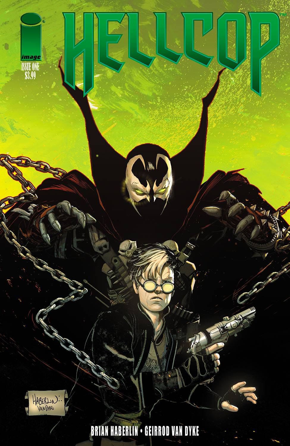 HELLCOP #1 CVR E 1:10 INCV HABERLIN & VAN DYKE (MR) - Comicbookeroo