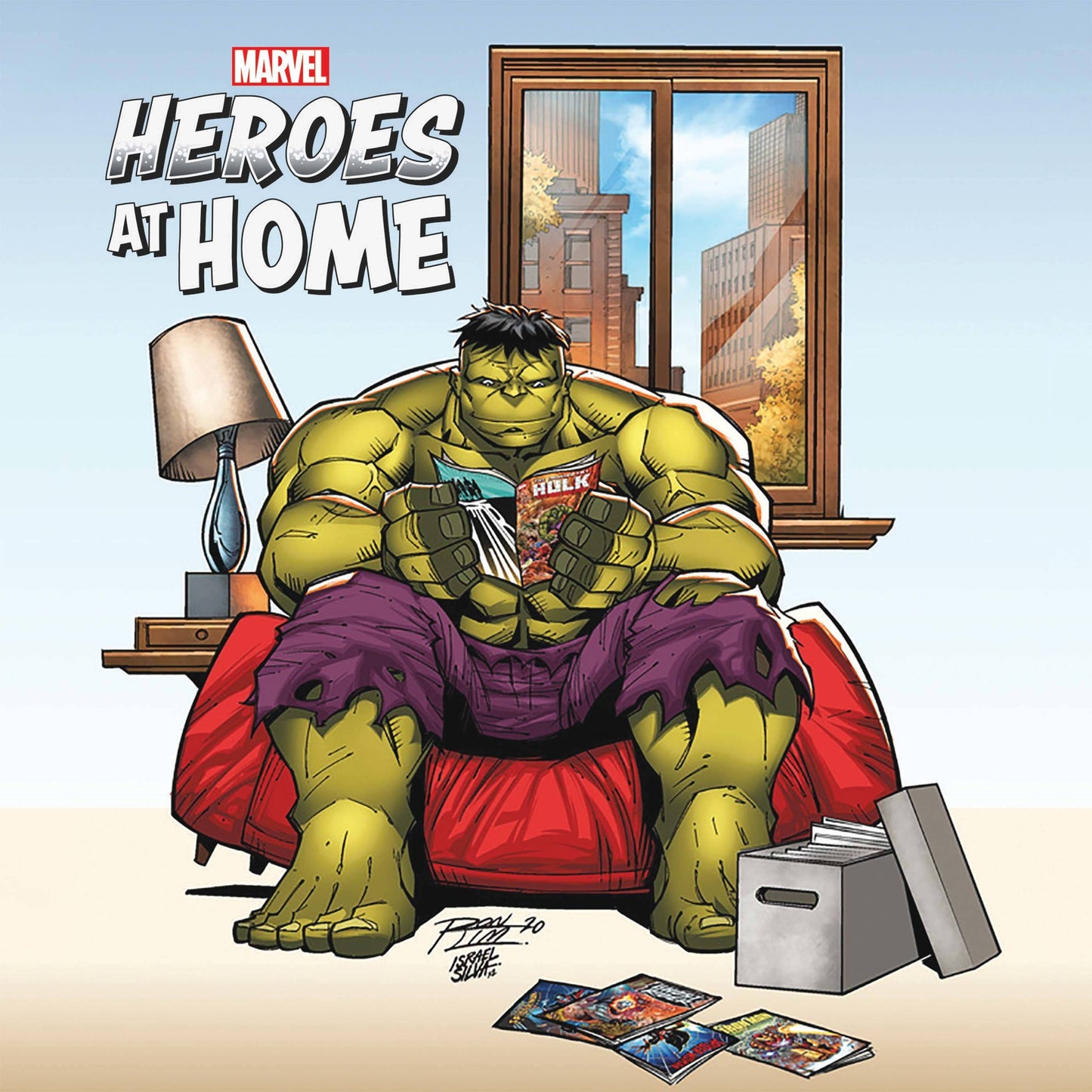 HEROES AT HOME #1 RON LIM VAR - Comicbookeroo