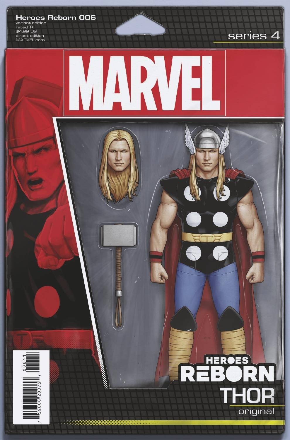 HEROES REBORN #6 (OF 7) CHRISTOPHER ACTION FIGURE VAR - Comicbookeroo