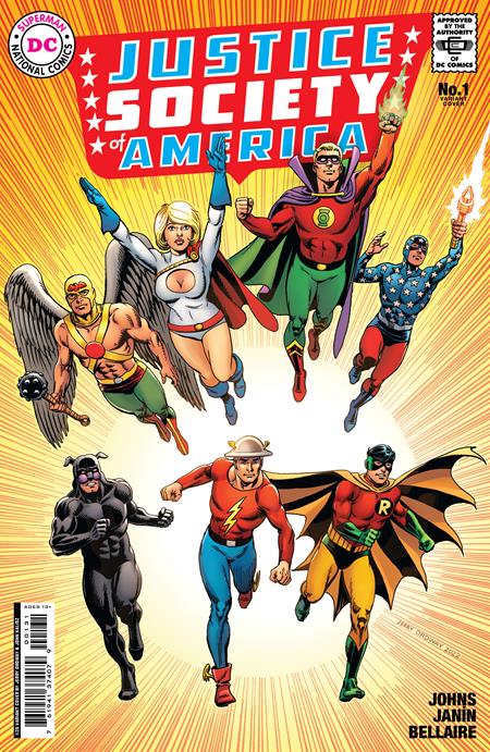 JUSTICE SOCIETY OF AMERICA #1 CVR D INC 1:25 JERRY ORDWAY CARD STOCK VAR - Comicbookeroo