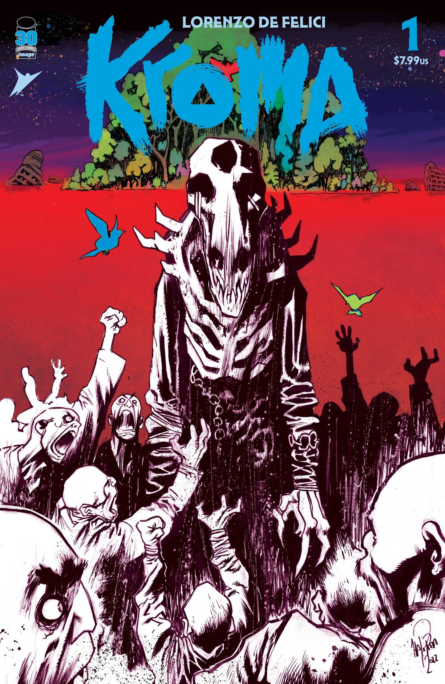 KROMA BY DE FELICI #1 (OF 4) CVR B HARREN - Comicbookeroo