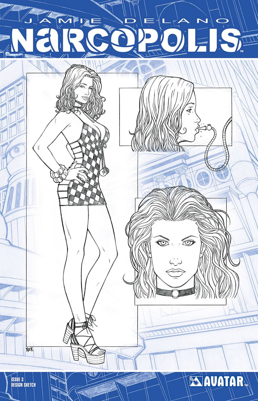 NARCOPOLIS #3 DESIGN SKETCH VAR (MR) - Comicbookeroo