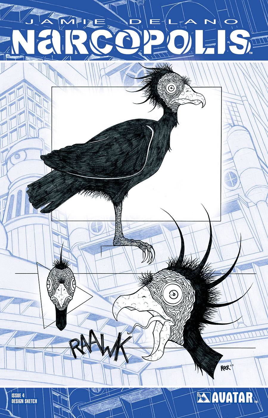 NARCOPOLIS #4 DESIGN SKETCH VAR (MR) - Comicbookeroo