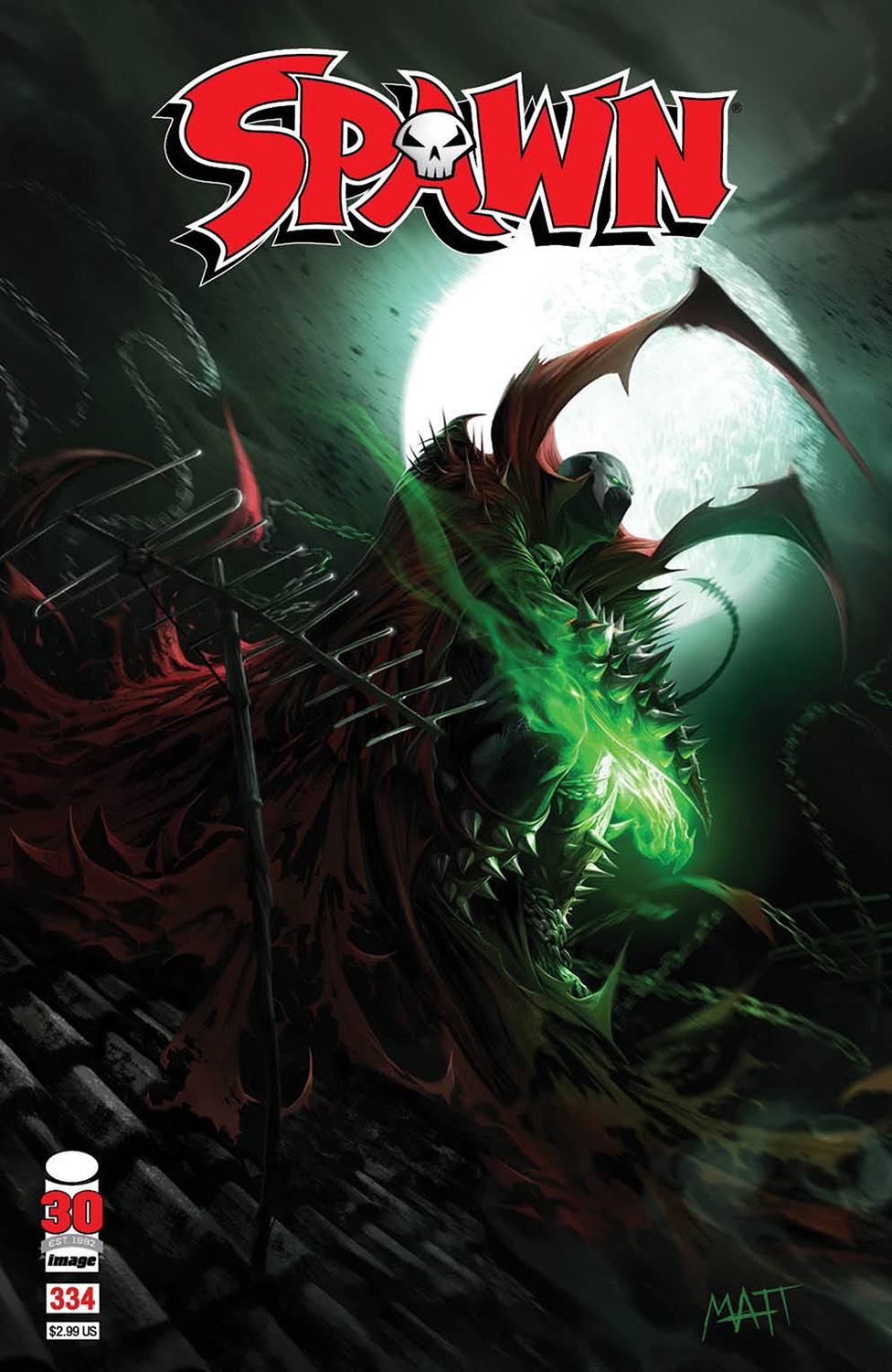 SPAWN #334 CVR A MATTINA - Comicbookeroo