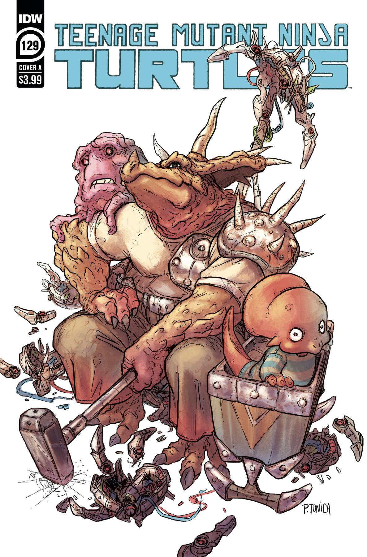 TMNT ONGOING #129 CVR A TUNICA - Comicbookeroo