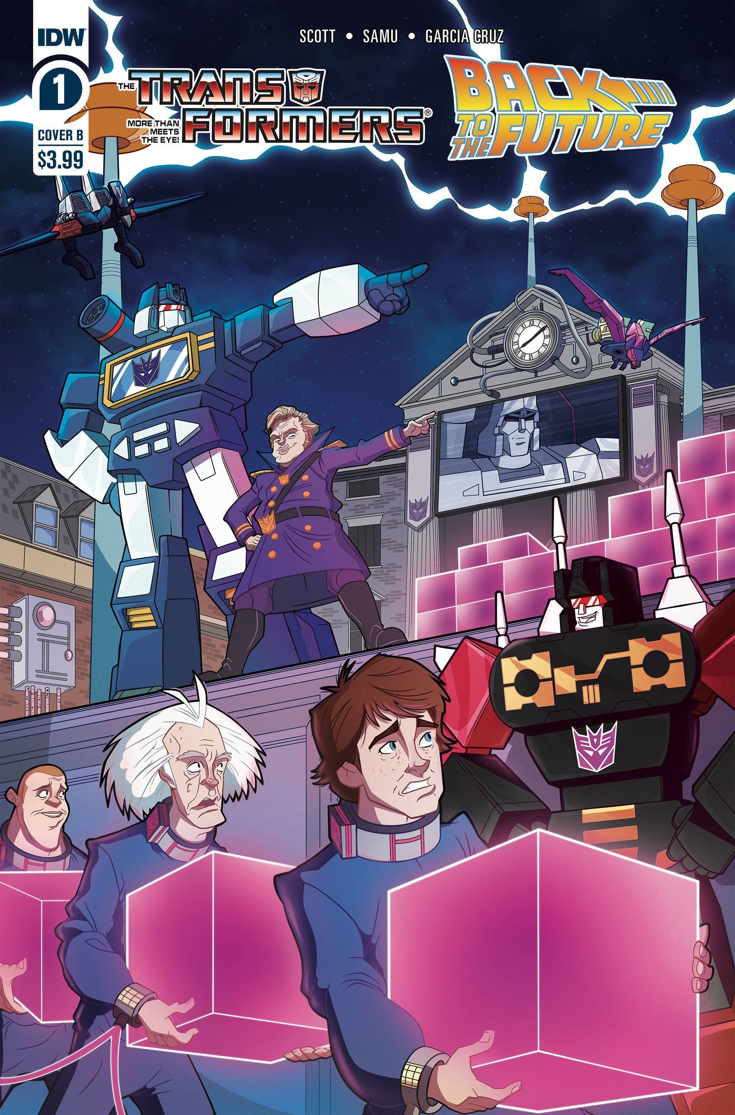 TRANSFORMERS BACK TO FUTURE #1 (OF 4) CVR B PHIL MURPHY - Comicbookeroo