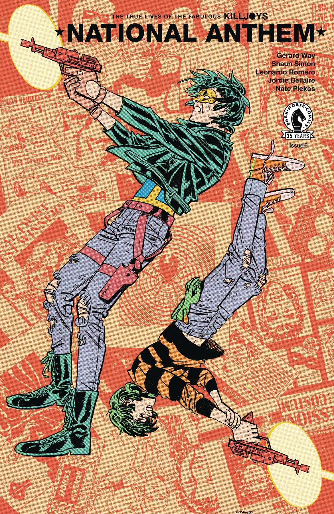 TRUE LIVES FABULOUS KILLJOYS NATIONAL ANTHEM #6 (OF 6) CVR A - Comicbookeroo