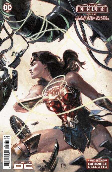 WONDER WOMAN #2 CVR D GABRIELE DELL OTTO ARTIST SPOTLIGHT CARD STOCK VAR - Comicbookeroo