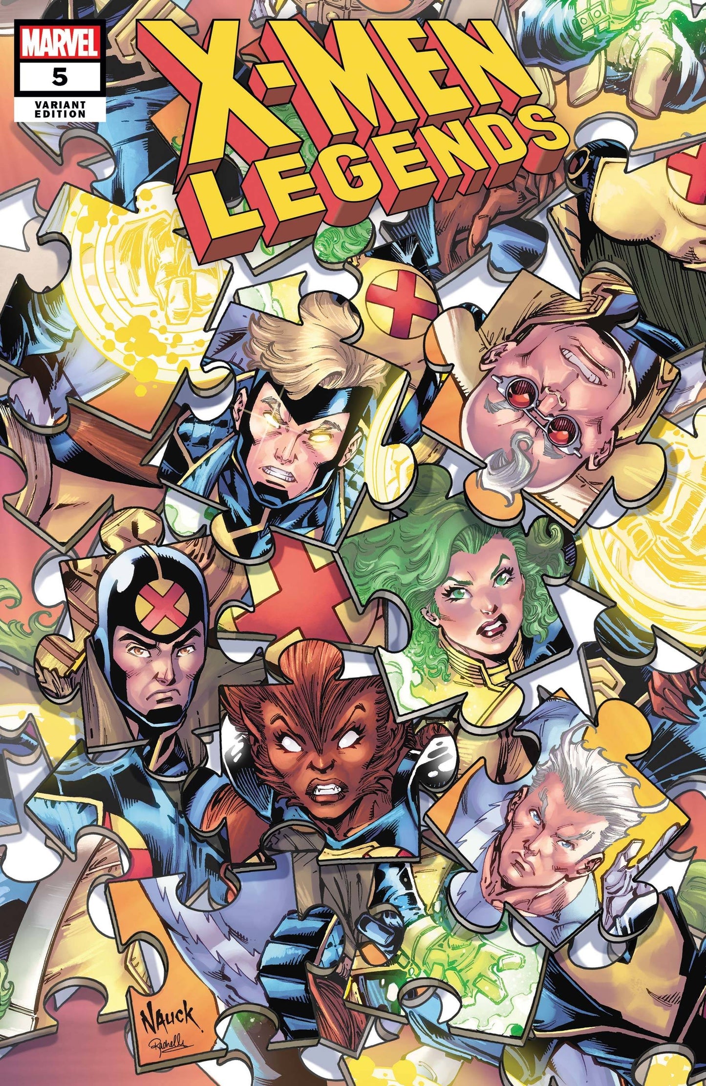 X-MEN LEGENDS (2021) #5 NAUCK PUZZLE VAR - Comicbookeroo