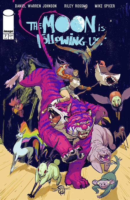 THE MOON IS FOLLOWING US #7 (OF 10) CVR A RILEY ROSSMO & MIKE SPICER (12 Mar Release) - Comicbookeroo