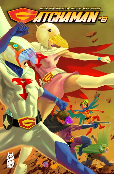 GATCHAMAN #8 CVR A INAKI MIRANDA (26 Mar Release) - Comicbookeroo