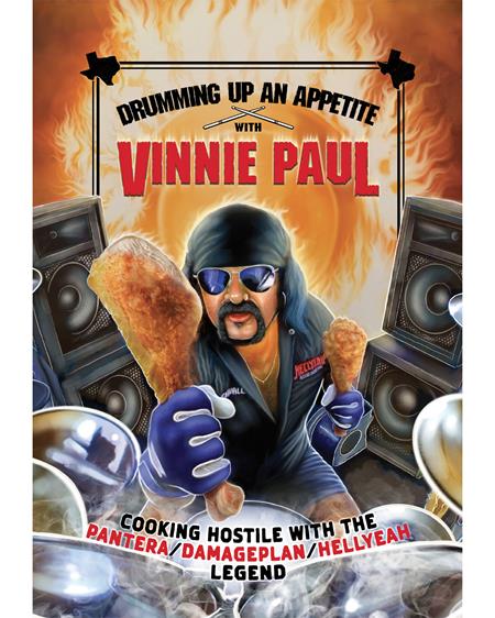 DRUMMING UP AN APPETITE WITH VINNIE PAUL (12 Mar Release) - Comicbookeroo