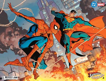 DC MARVEL SUPERMAN SPIDER-MAN #1 (ONE SHOT) CVR X JORGE JIMENEZ WRAPAROUND CARD STOCK VAR (25 Mar Release)