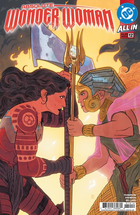 ABSOLUTE WONDER WOMAN #12 Second Printing Cvr A Hayden Sherman (Backorder, Allow 4-5 Weeks) | DC COMICS | Comicbookeroo