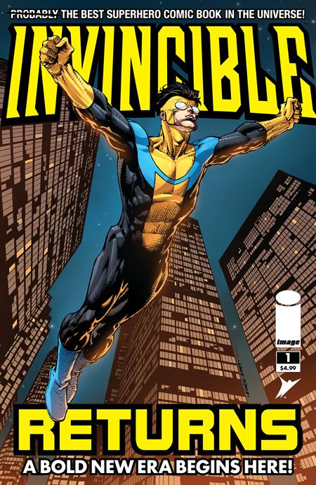 INVINCIBLE RETURNS FACSIMILE EDITION #1 CVR A DAVID FINCH & FCO PLASCENCIA