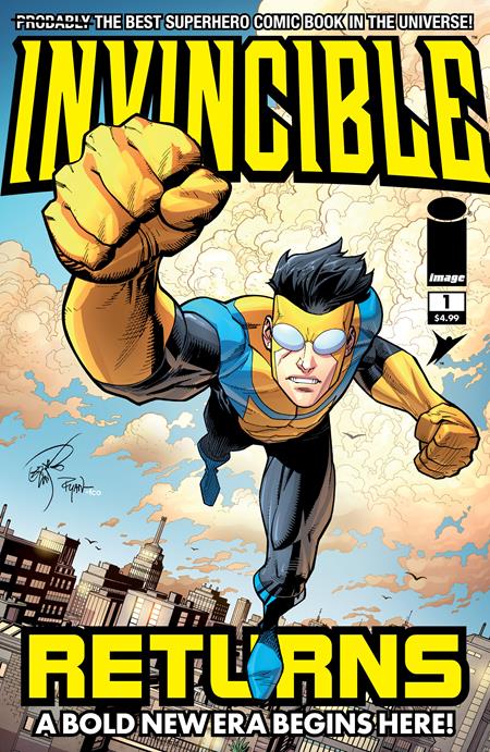 INVINCIBLE RETURNS FACSIMILE EDITION #1 CVR B ERIK LARSEN & RYAN OTTLEY VAR