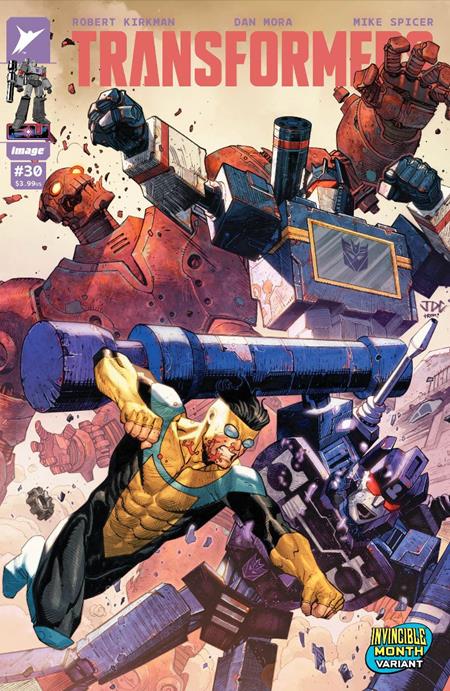 TRANSFORMERS #30 CVR F JOSH CASSARA INVINCIBLE TEAM UP VAR (11 Mar Release)