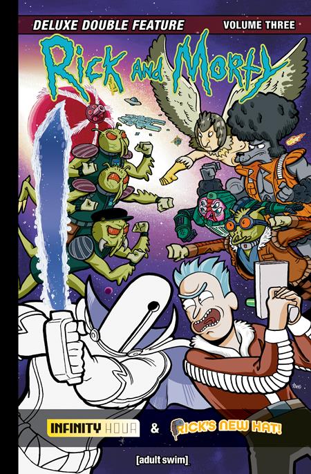 RICK AND MORTY DELUXE DOUBLE FEATURE HC VOL 3 (Backorder, Allow 4-5 Weeks)