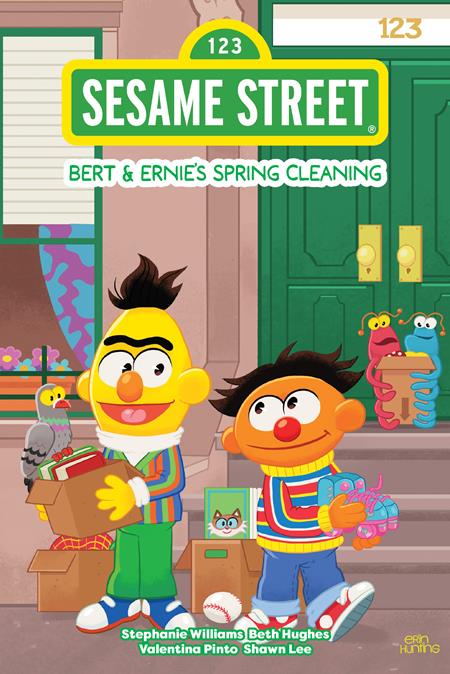 SESAME STREET BERT & ERNIES SPRING CLEANING HC (Backorder, Allow 4-5 Weeks)