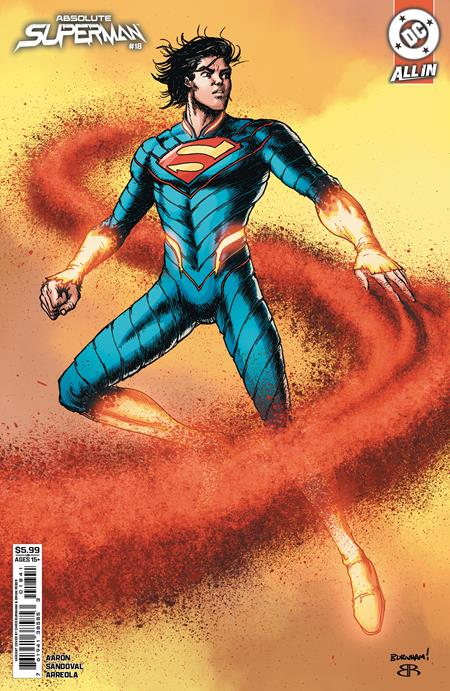ABSOLUTE SUPERMAN #18 CVR D CHRIS BURNHAM CARD STOCK VAR (Backorder, Allow 4-5 Weeks)