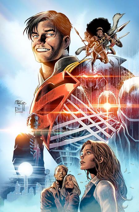 SUPERMAN #37 CVR E EDDY BARROWS THINGS TO COME CARD STOCK VAR (THE REIGN OF THE SUPERBOYS) (Backorder, Allow 4-5 Weeks)