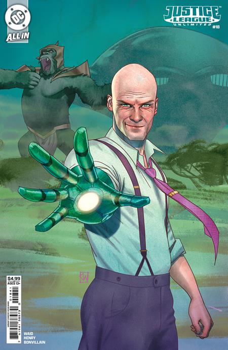 JUSTICE LEAGUE UNLIMITED #18 CVR D KEVIN WADA CARD STOCK VAR (DC K.O.) (Backorder, Allow 4-5 Weeks)