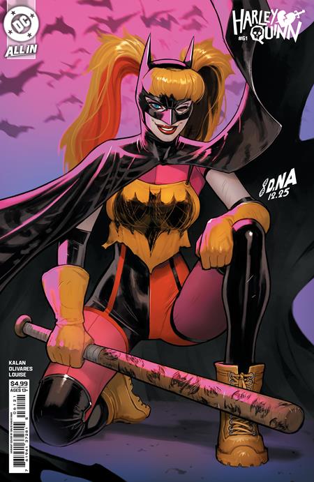 HARLEY QUINN #61 CVR B DAVID NAKAYAMA CARD STOCK VAR (Backorder, Allow 4-5 Weeks)