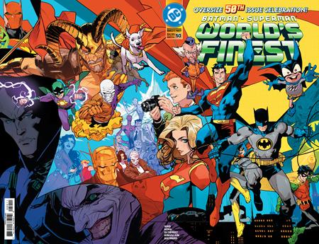 BATMAN SUPERMAN WORLDS FINEST #50 CVR A DAN MORA WRAPAROUND