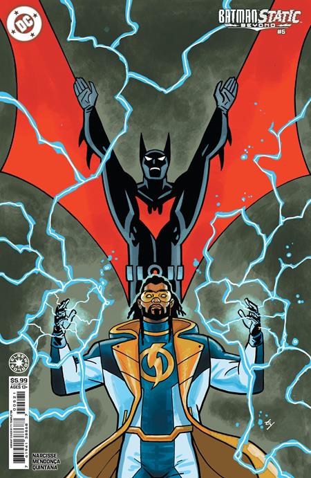 BATMAN STATIC BEYOND #5 (OF 6) CVR B TY TEMPLETON CARD STOCK VAR (Backorder, Allow 4-5 Weeks)