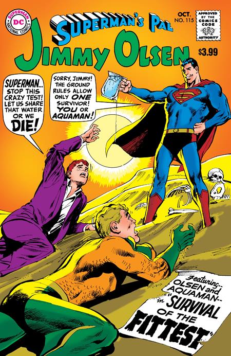 SUPERMANS PAL JIMMY OLSEN #115 FACSIMILE EDITION CVR A NEAL ADAMS (Backorder, Allow 4-5 Weeks) | DC COMICS | Comicbookeroo