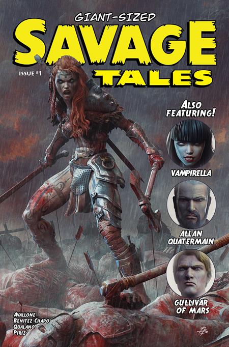 GIANT SIZED SAVAGE TALES (ONE SHOT) CVR A BJORN BARENDS RED SONJA (Backorder, Allow 4-5 Weeks)
